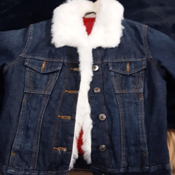 blue jean winter coat
